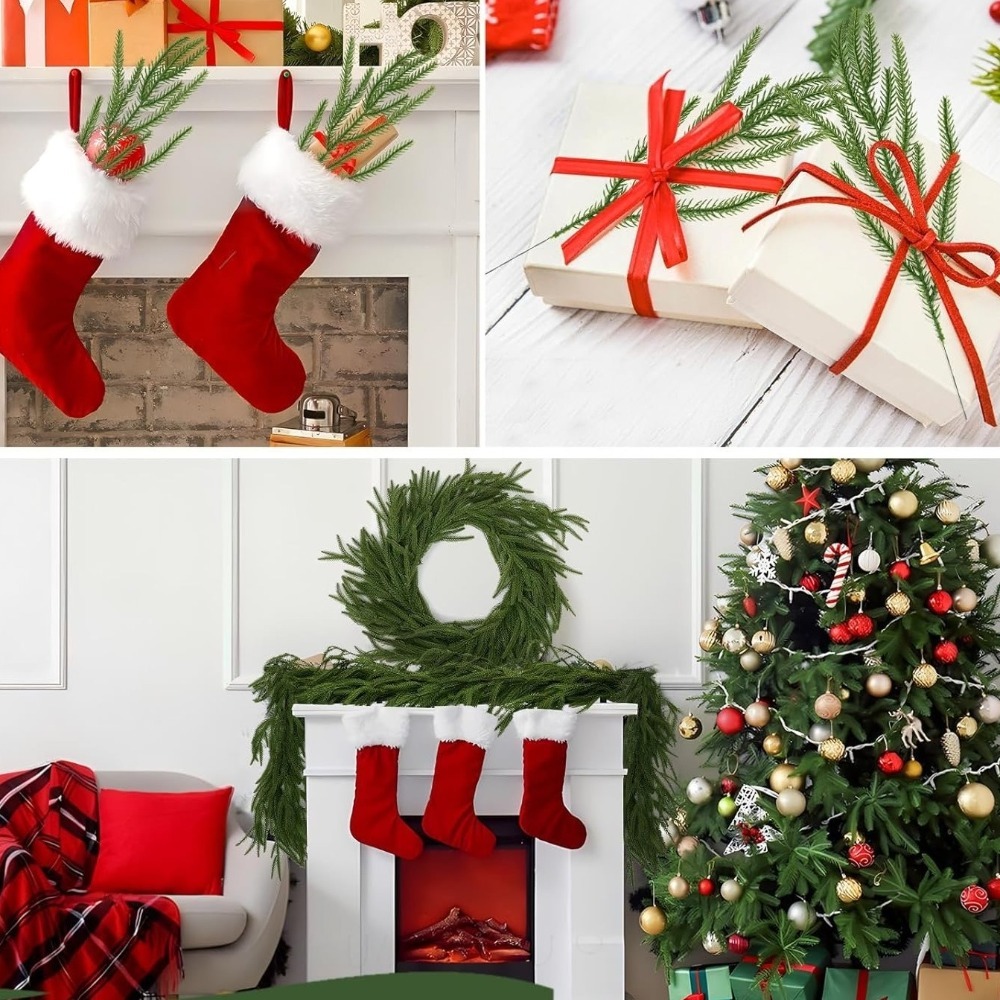 Christmas Wreath Fake - 10 Uds. De ramas de pino