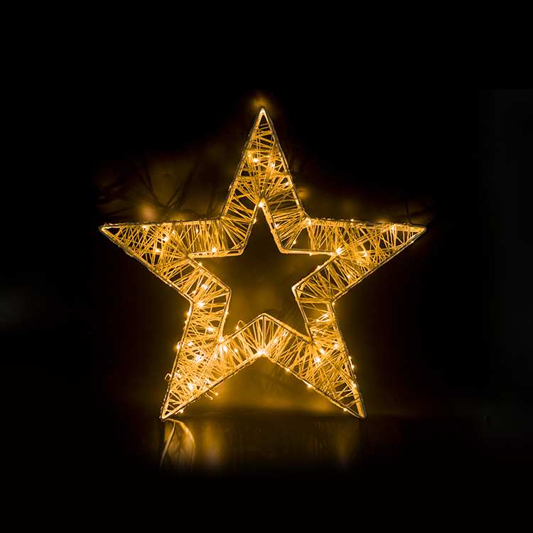 Christmas Lights Outdoor - Lámpara Colgante LED de Cinco Puntas