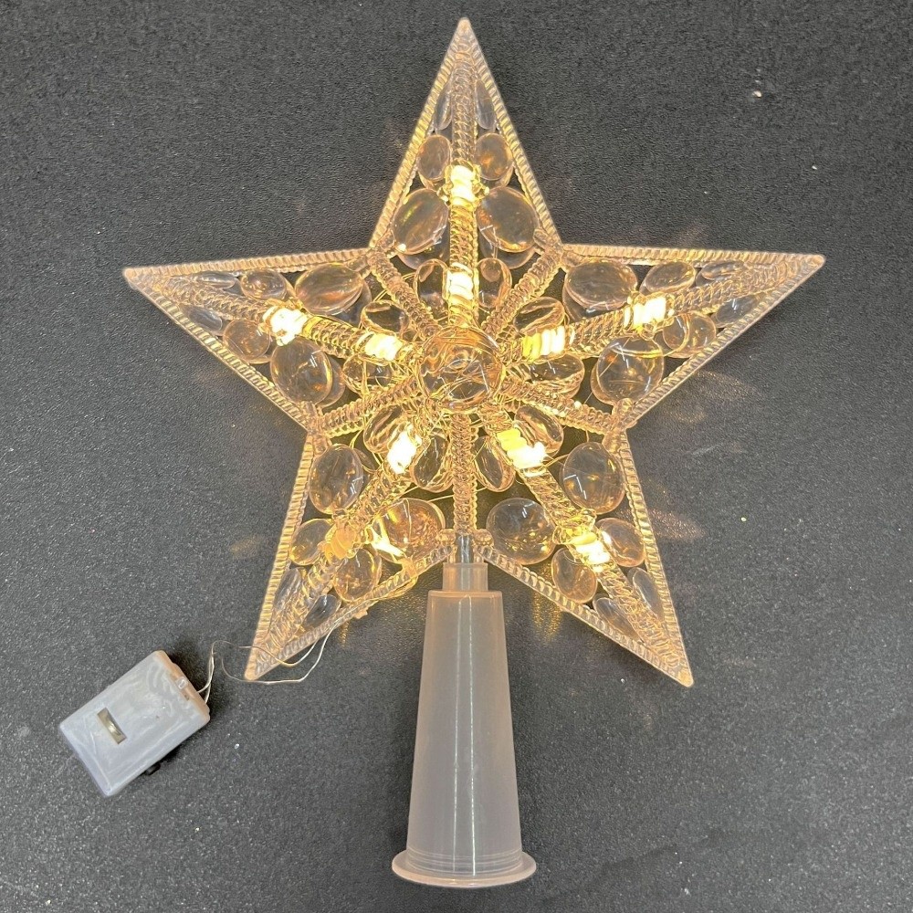 Star Tree Topper - Nuevo adorno de árbol de Navidad