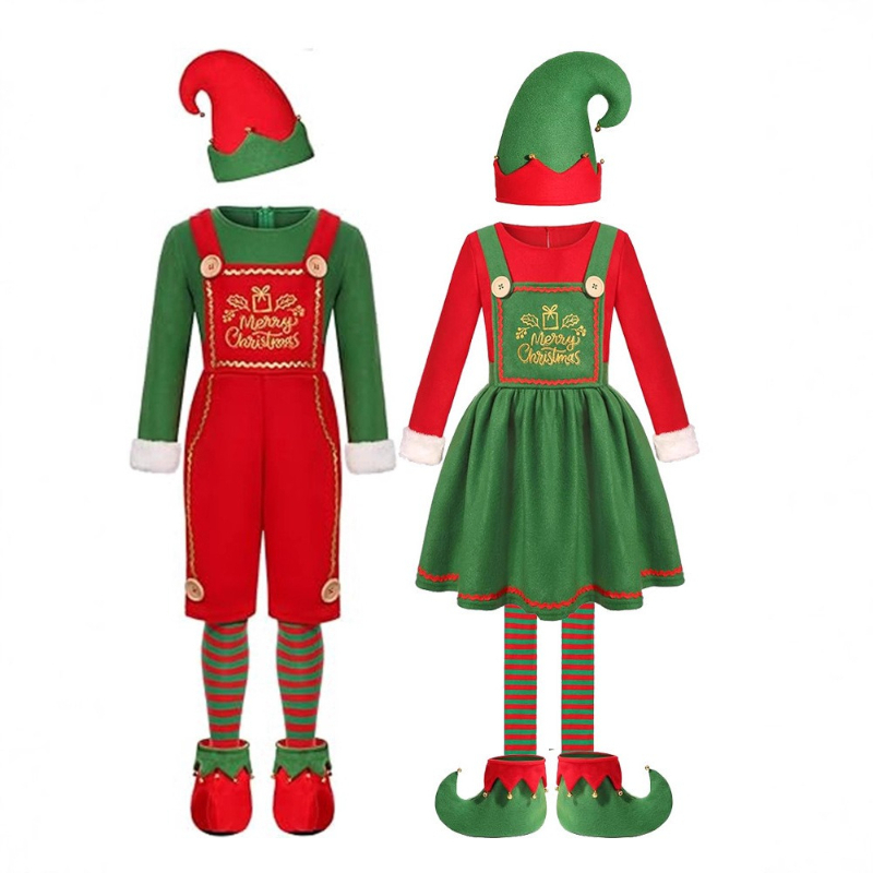 Elf Costume Christmas - Divertido Disfraz de Papá Noel para