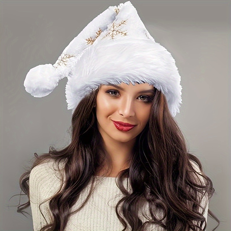 Santa Hat Plush - Gorro de Santa Claus de Felpa