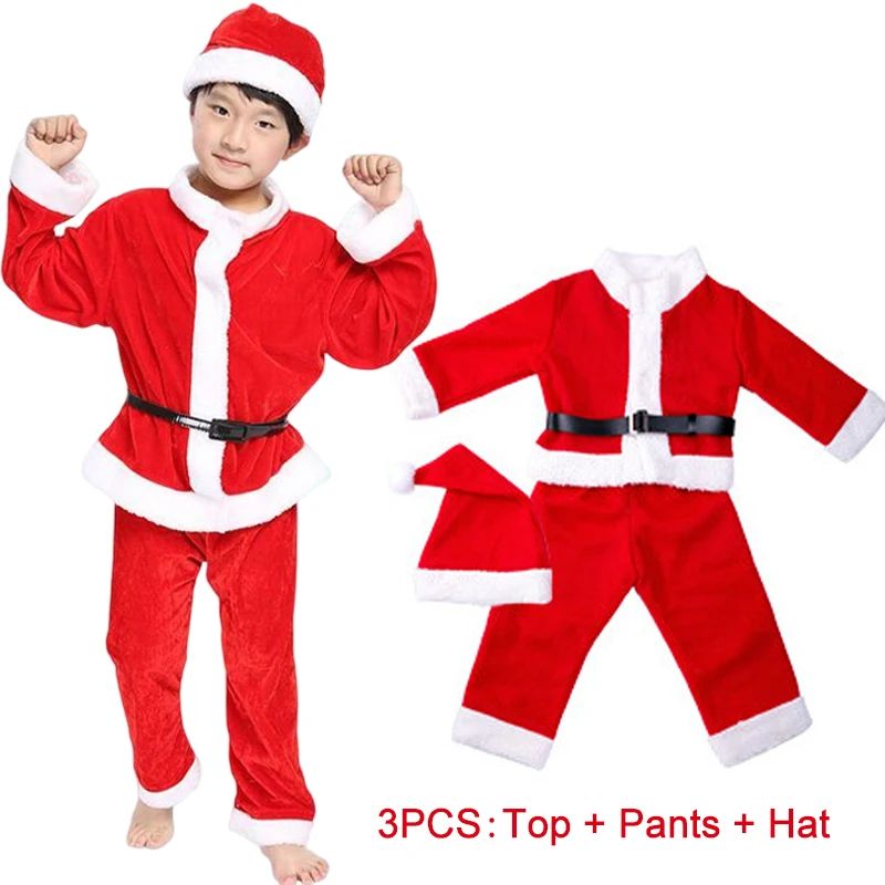 Elf Costume Christmas - Disfraz de Papá Noel para niños