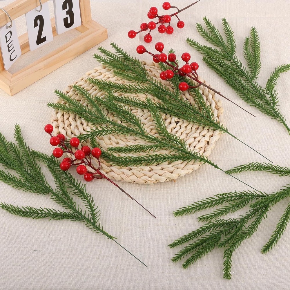 10 Uds. De ramas de pino Norfo - Christmas Wreath Fake reseña y precio