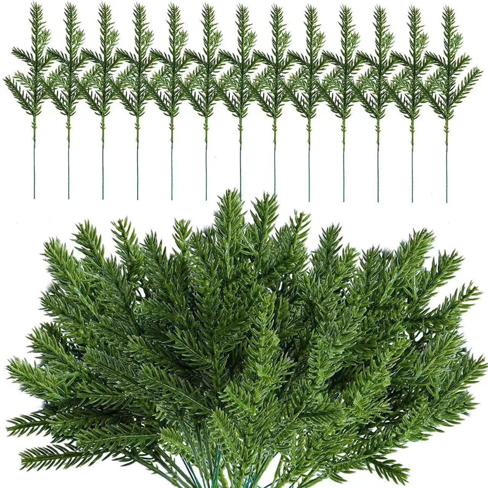 10 Uds. De ramas de pino Norfo - Christmas Wreath Fake reseña y precio