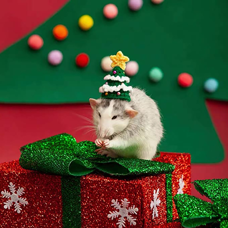 Sombrero de Navidad tejido a m - Santa Hat Plush reseña y precio