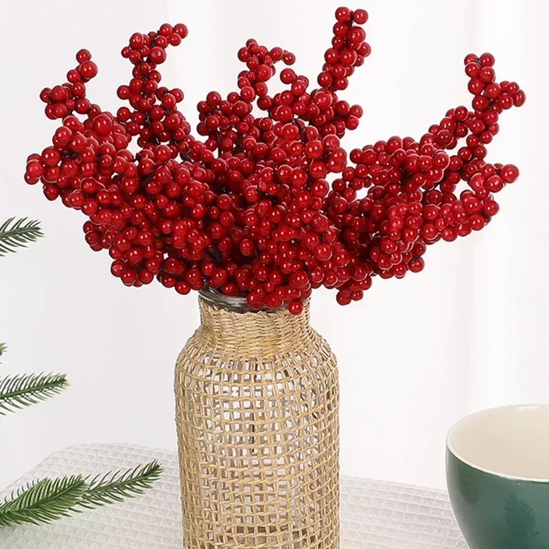 Ramas de Bayas Rojas Artificia - Christmas Wreath Fake reseña y precio