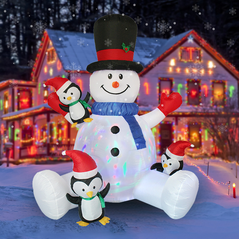 Navidad inflable muñeco de nie - Christmas Lights Outdoor reseña y precio