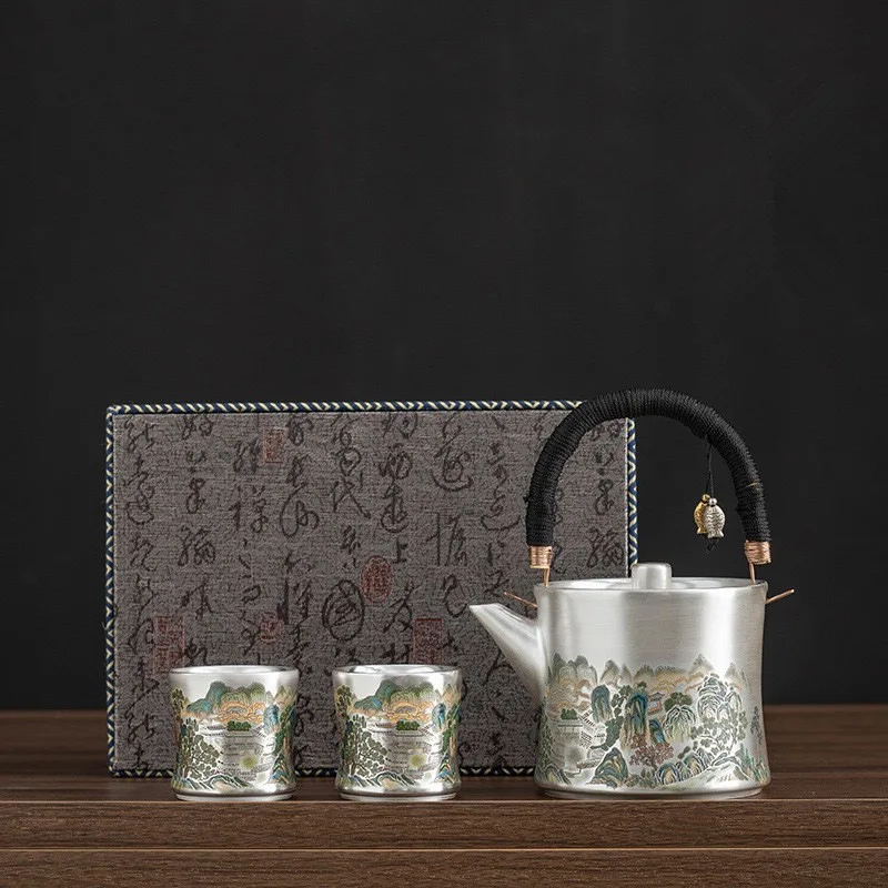 Juego de té Kung Fu de porcela - Gift Box Wrap Set reseña y precio