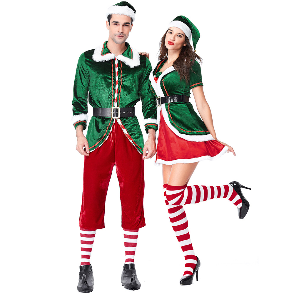 Disfraz de Papá Noel para Muje - Elf Costume Christmas reseña y precio