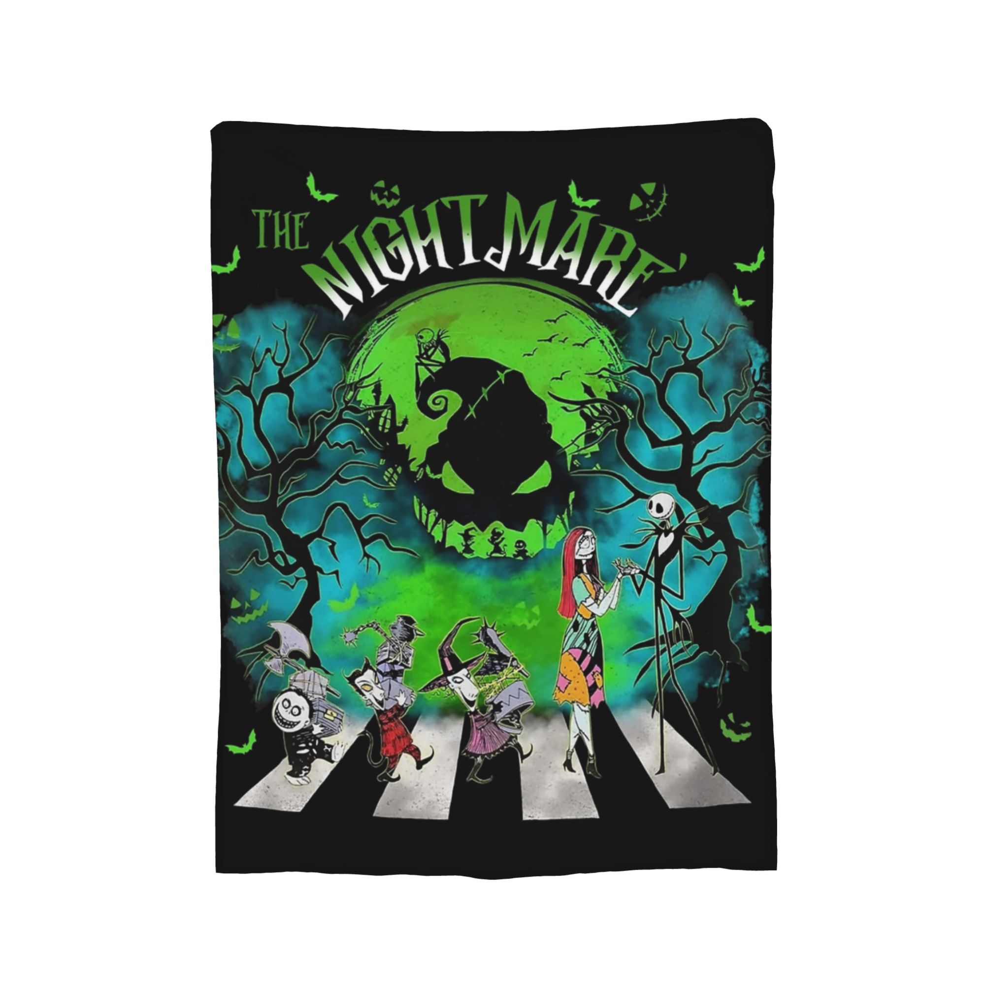 Manta de Franela Oogie Boogie  - Christmas Throw Blanket reseña y precio