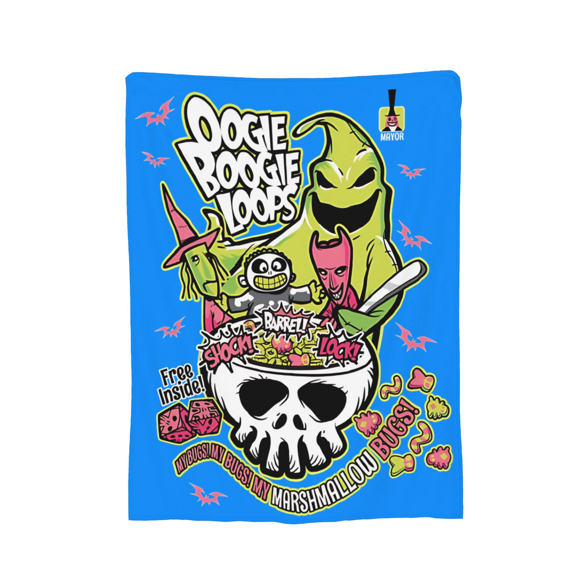 Oogie Boogie Loops Halloween,  - Christmas Throw Blanket reseña y precio